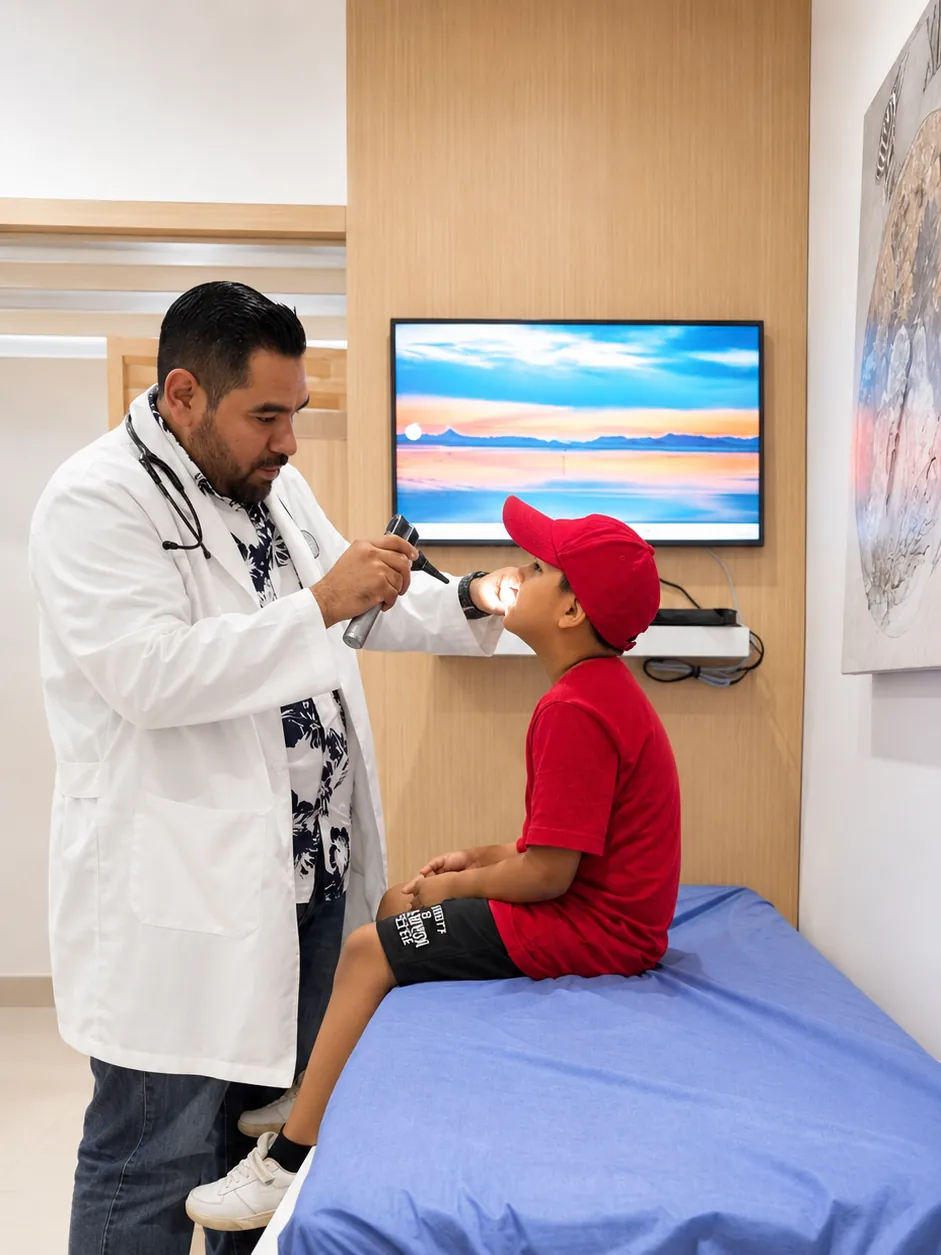 Consulta de alergia pediátrica